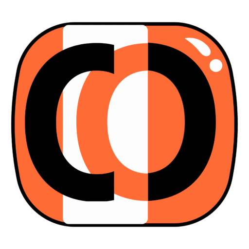 Count Optimize logo with bold C and O initials in orange, black, and white within a rounded square icon
